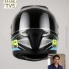 TVS Racing Titan Series Motorbike Helmet (Green) - Image 2
