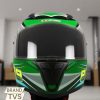 TVS Racing Titan Series Motorbike Helmet (Green) - Image 4