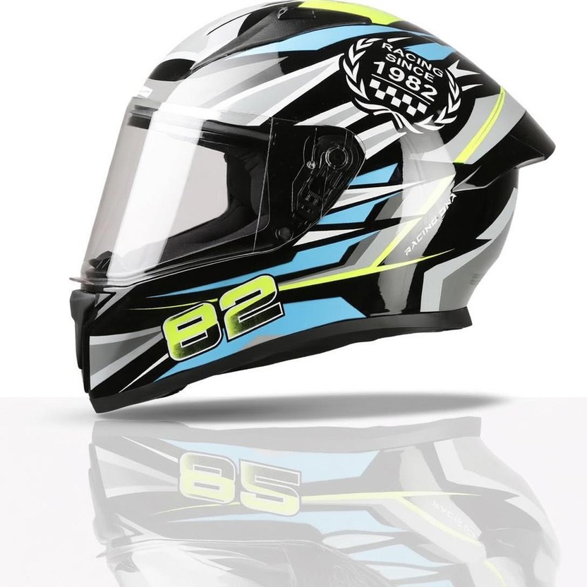 TVS Racing Titan Series Motorbike Helmet (Black) - Image 9
