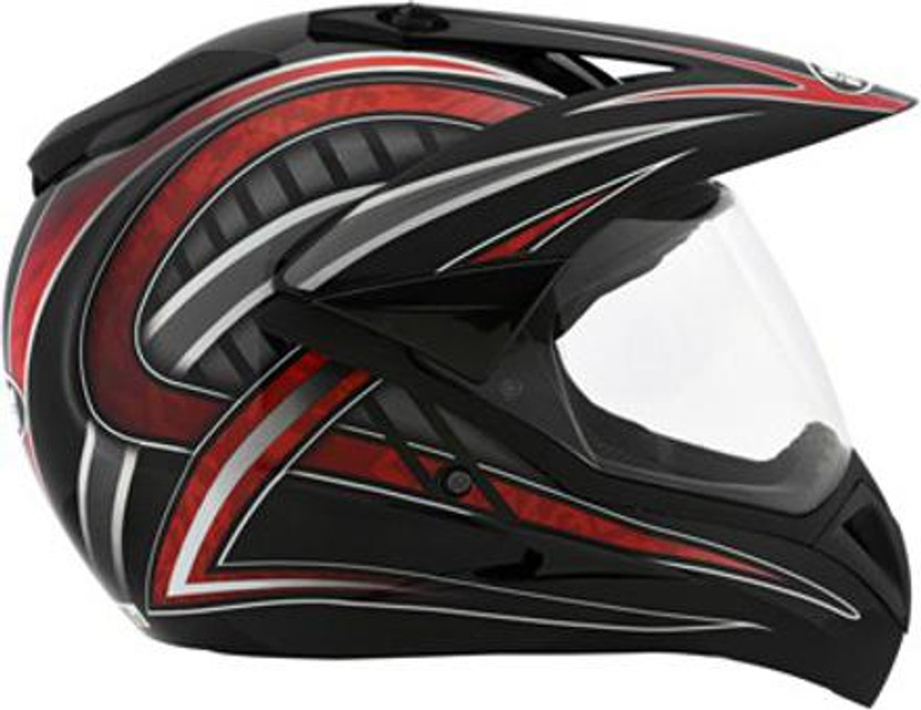 STUDDS Motocross D2 with Visor Motorbike Helmet (Black) - Image 3