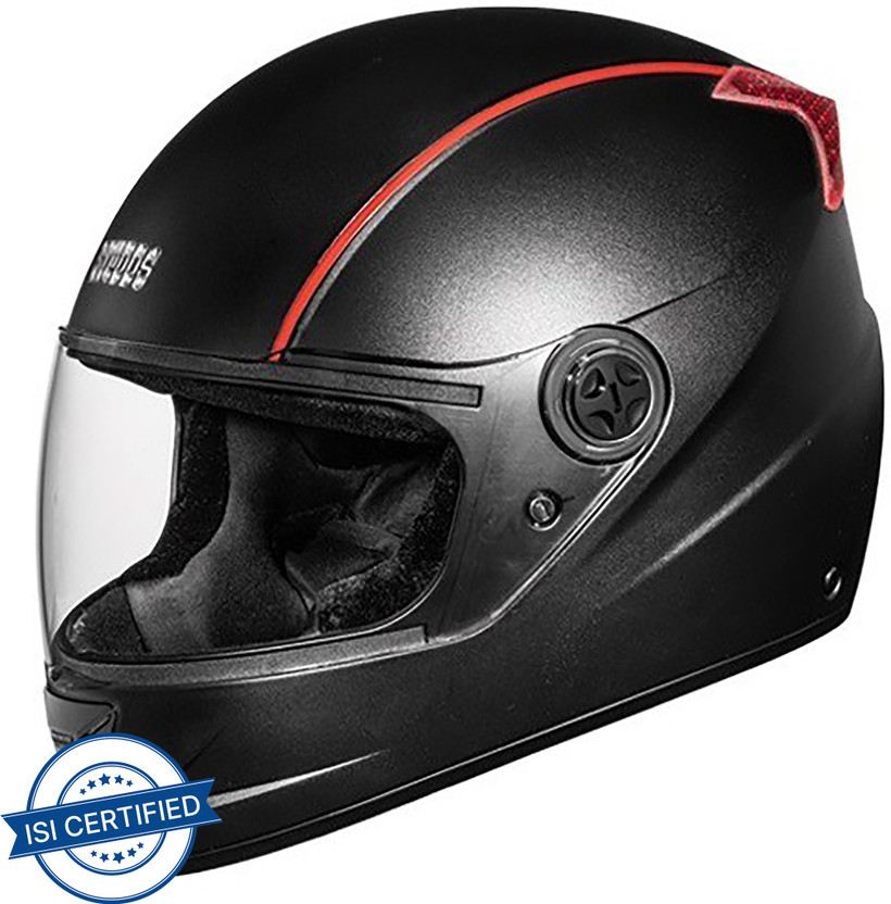 STUDDS Professional Motorsports Helmet (White And Red) - Image 7