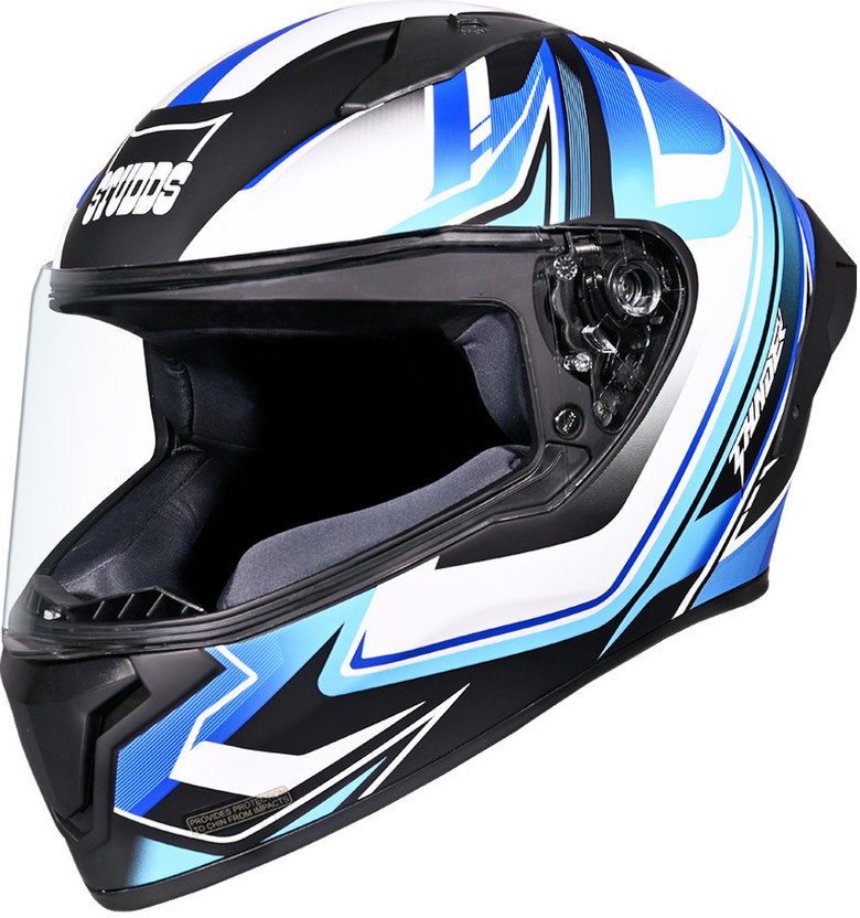 STUDDS Thunder Flash Full Face ISI & DOT Certified Helmet with Sp - Image 2