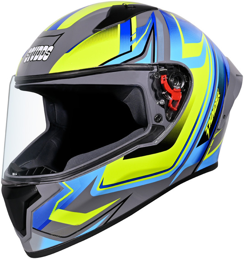 STUDDS Thunder Flash Full Face ISI & DOT Certified Helmet with Sp - Image 3