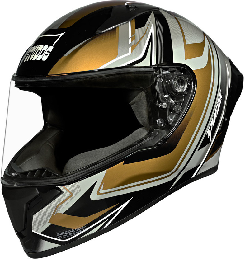 STUDDS Thunder Flash Full Face ISI & DOT Certified Helmet with Sp - Image 5