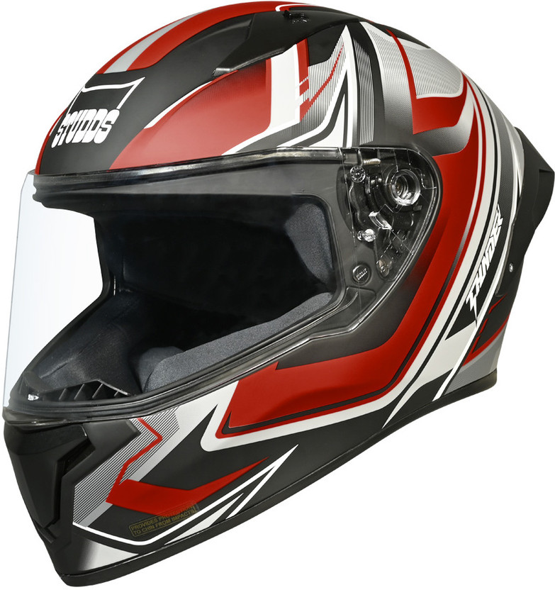 STUDDS Thunder Flash Full Face ISI & DOT Certified Helmet with Sp - Image 9