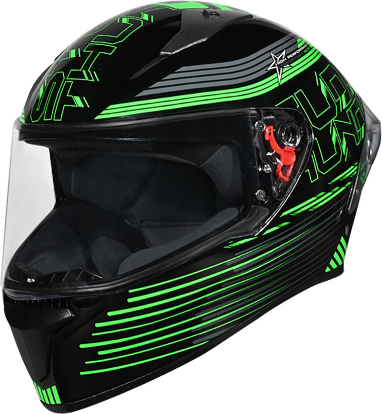STUDDS Thunder D11 ISI Certified Full Face Graphic with Clear Vis