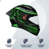 STUDDS Thunder D11 ISI Certified Full Face Graphic with Clear Vis - Image 5