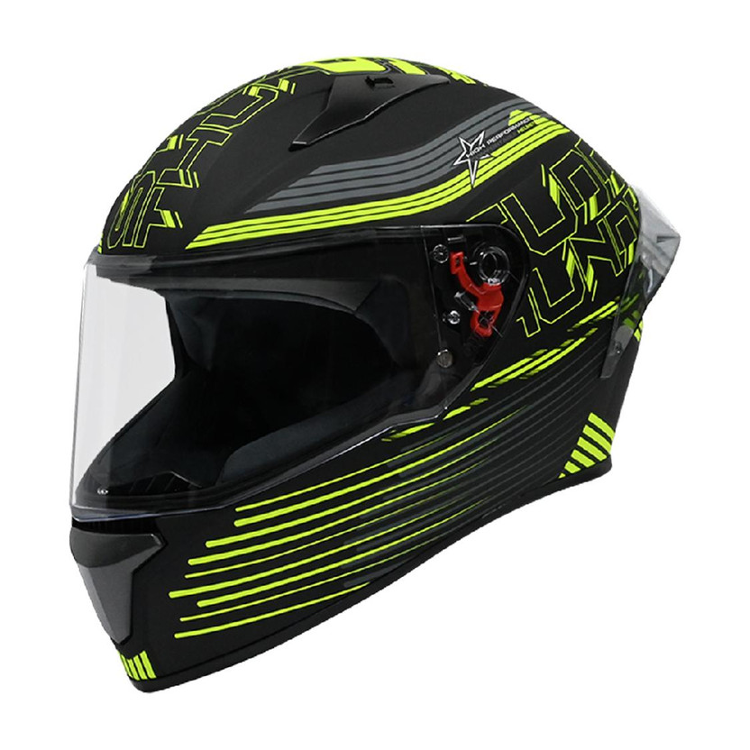 STUDDS Thunder D11 ISI Certified Full Face Graphic with Clear Vis - Image 6
