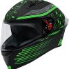 STUDDS Thunder D11 ISI Certified Full Face Graphic with Clear Vis - Image 8