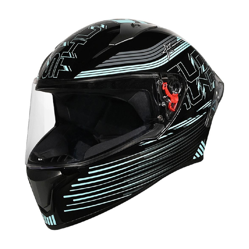 STUDDS Thunder D11 ISI Certified Full Face Graphic with Clear Vis - Image 10