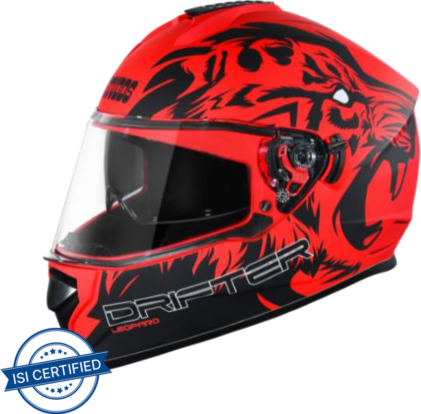 STUDDS Drifter D3 Motorbike Helmet (Black N1) - Image 3