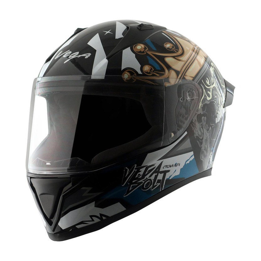 STUDDS Drifter D3 Motorbike Helmet (Black N1) - Image 5