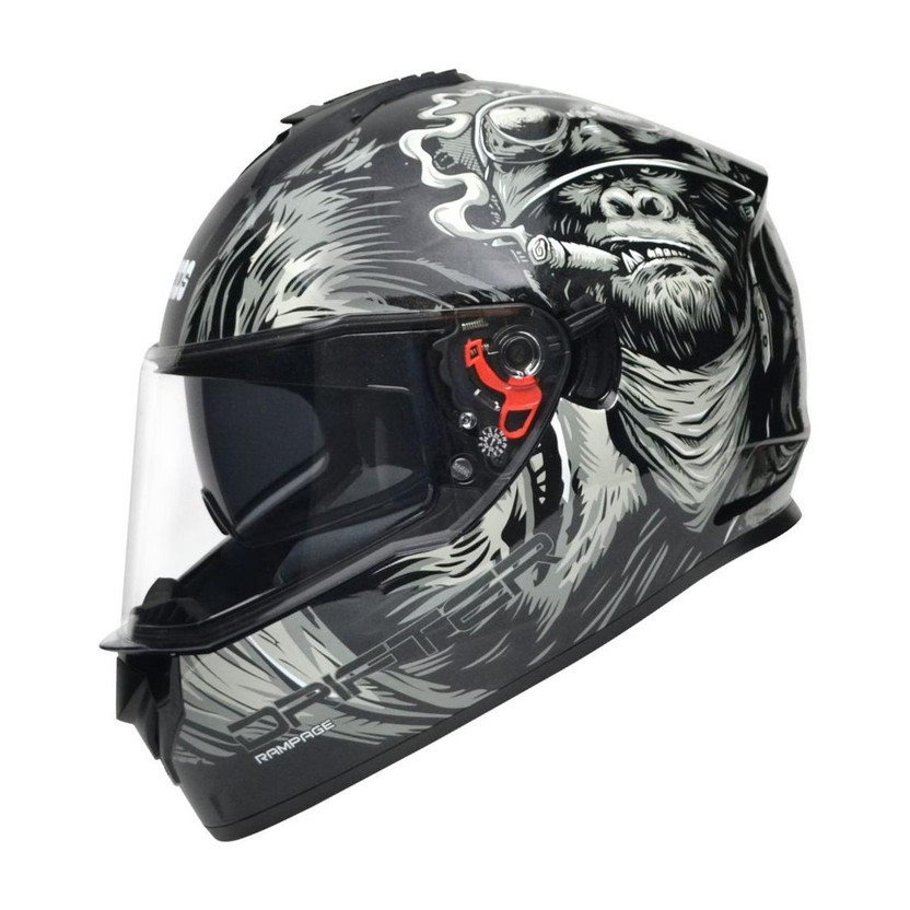 STUDDS Drifter D3 Motorbike Helmet (Black N1) - Image 7