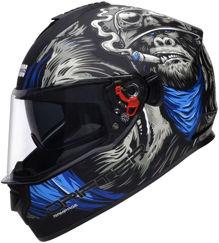 STUDDS Drifter D3 Motorbike Helmet (Black N1) - Image 10
