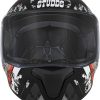 STUDDS Thunder D1 with Clear Visor Motorbike Helmet (Matt Black N - Image 2