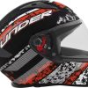 STUDDS Thunder D1 with Clear Visor Motorbike Helmet (Matt Black N - Image 5