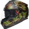 STUDDS Thunder D1 with Clear Visor Motorbike Helmet (Matt Black N - Image 6