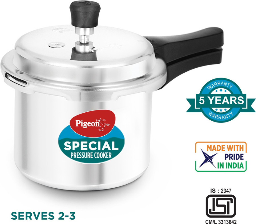 Pigeon Special combi pack 2 L, 3 L Induction Bottom Pressure Cook - Image 5