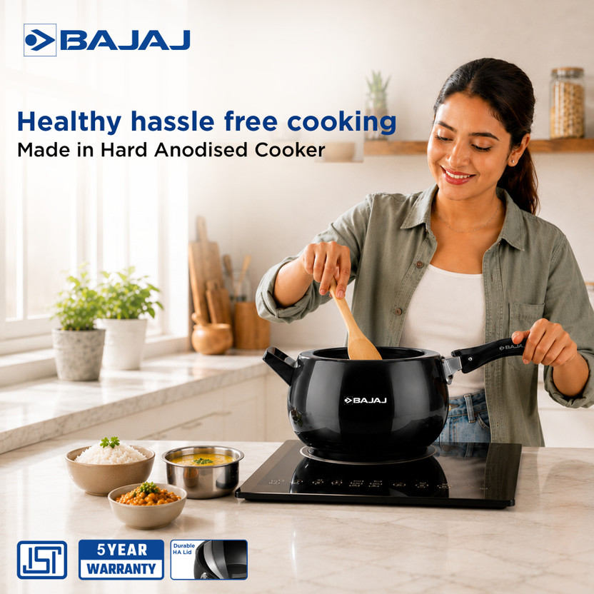 BAJAJ New Shakti 5HD HA Handi With IB 5 L Induction Bottom Pressu - Image 3