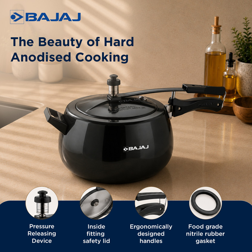 BAJAJ New Shakti 5HD HA Handi With IB 5 L Induction Bottom Pressu - Image 5
