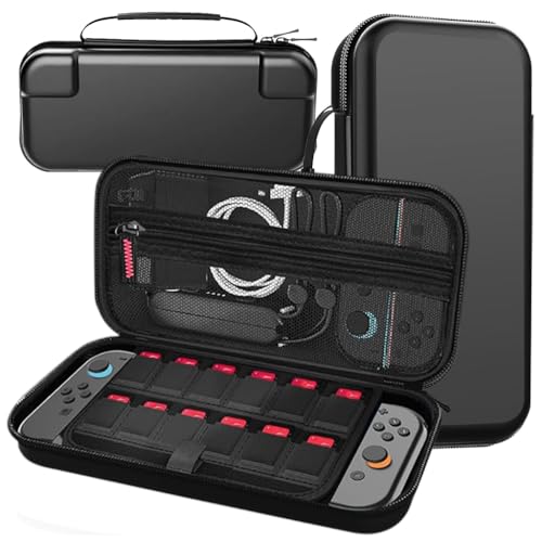 ZORBES Compatible with Switch 2 Case, EVA Hard Shell, 12 Cartridge Slots