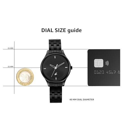 Fastrack Stunners Quartz Analog Black