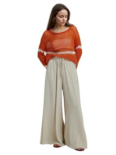 KOTTY Women's Wide-Leg Trouser|Palazzo Pants|High
