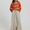 KOTTY Women's Wide-Leg Trouser|Palazzo Pants|High