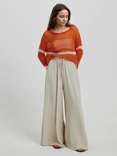 KOTTY Women's Wide-Leg Trouser|Palazzo Pants|High