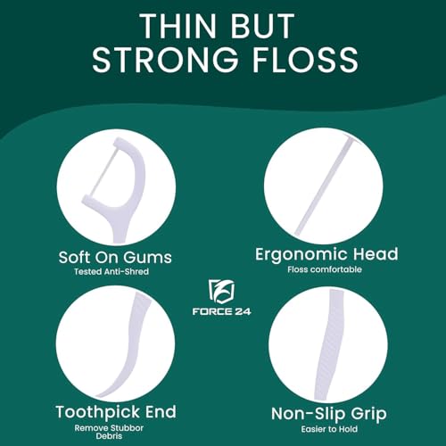 Force24 Dental Floss Picks