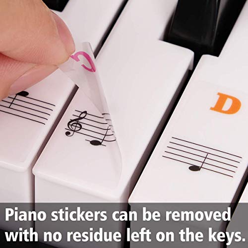 Piano Stickers Labels for 37