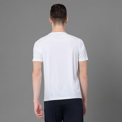 Red Tape Printed White Activewear