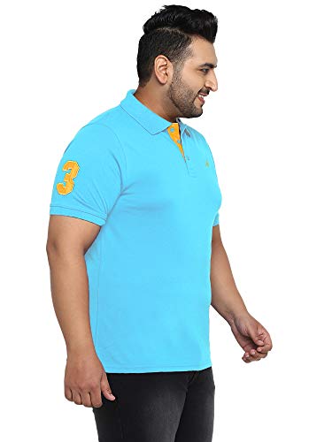 AMERICAN CREW Polo Collar T-Shirt for Plus Size Men - Image 2