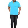 AMERICAN CREW Polo Collar T-Shirt for Plus Size Men - Image 4
