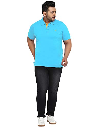 AMERICAN CREW Polo Collar T-Shirt for Plus Size Men - Image 4