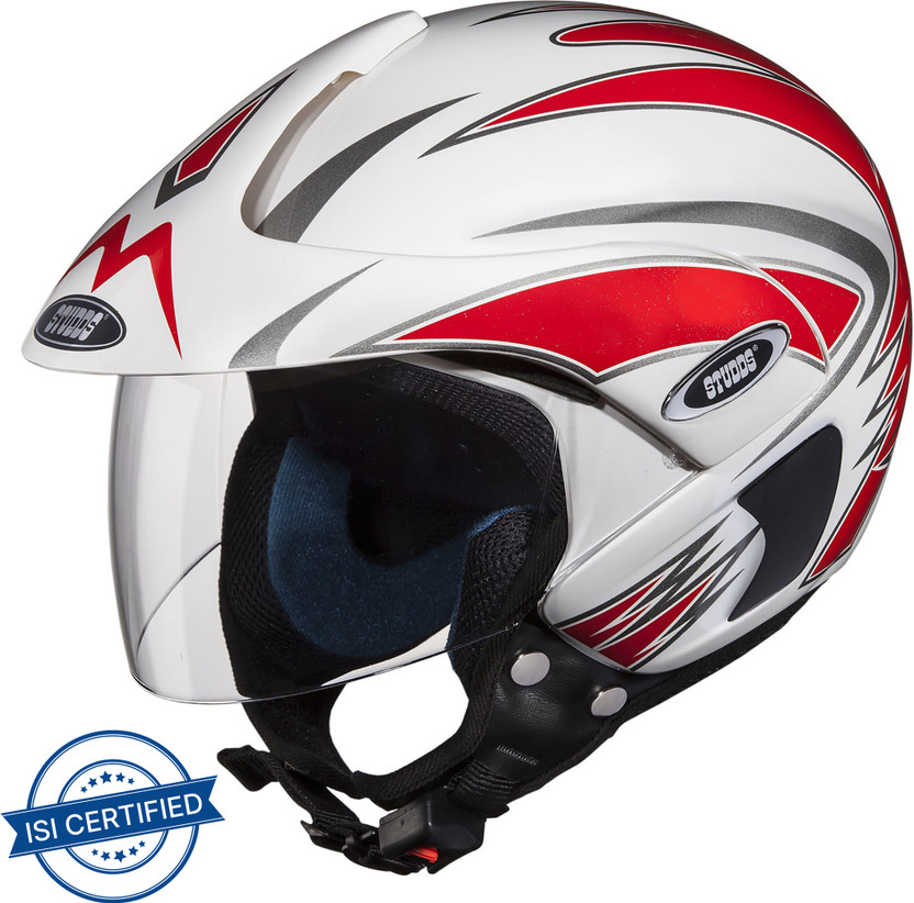 STUDDS Marshall D1 Motorbike Helmet (White)