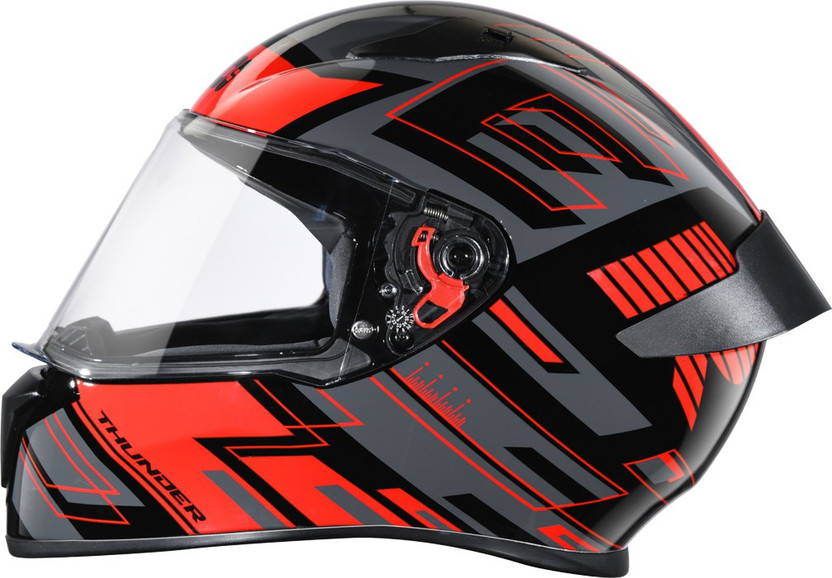 STUDDS Thunder Full Face Helmet D3 with Clear Visor (Black N2, L) - Image 5