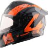 STUDDS Thunder Full Face Helmet D3 with Clear Visor (Black N2, L) - Image 9
