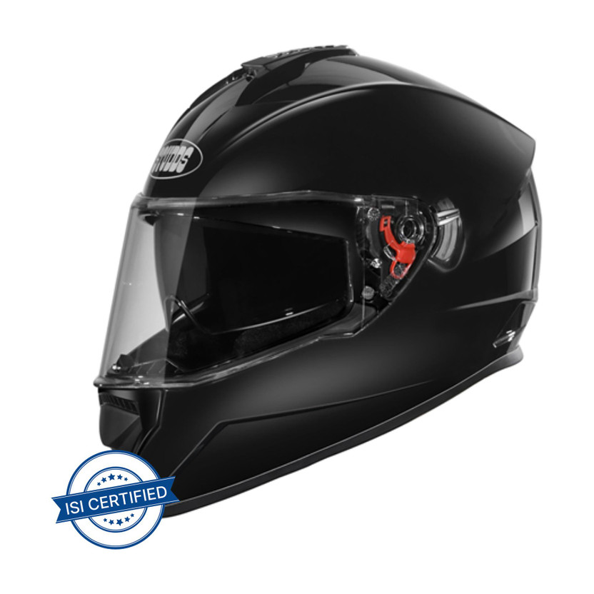 STUDDS DRIFTER Motorbike Helmet (Matt Black) - Image 6