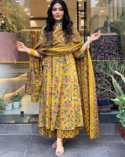 GoSriKi Women's Rayon Viscose Anarkali