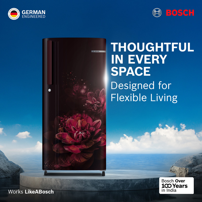 BOSCH 185 L Direct Cool Single Door 2 Star Refrigerator (Wine Sev - Image 3