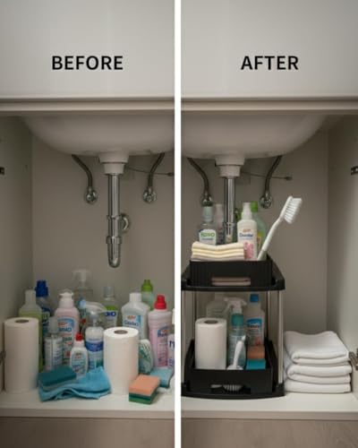 HomeWiz Sink Organizer 2-Tier
