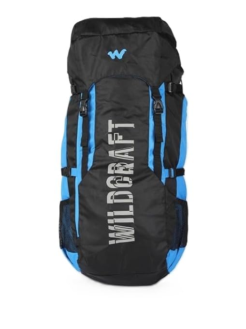 Wildcraft Outdoor, 60 L, Black Blue, Rucksack