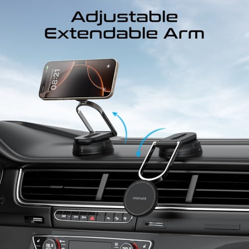 Promate Magnetic Car Charging Mount