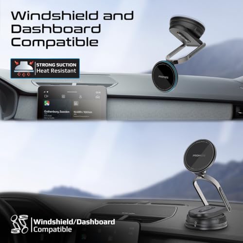 Promate Magnetic Car Charging Mount