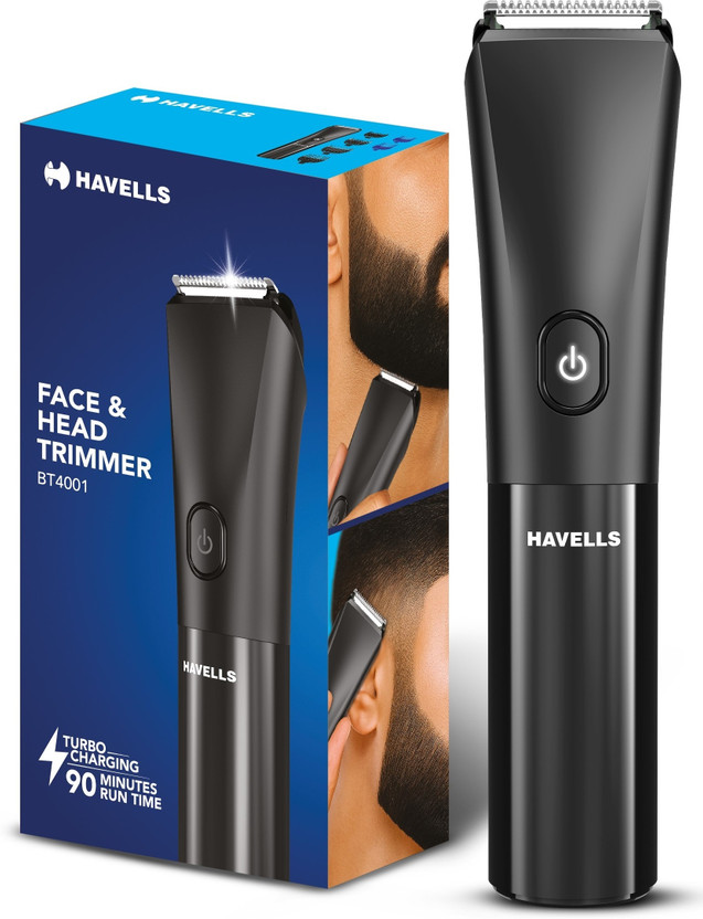 HAVELLS Beard & Hair Trimmer|2-in-1 Special Blade|TypeC Fast Char