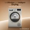 BOSCH 8 kg Tumble Dryer with In-built Heater Grey (WPG23108IN) - Image 2