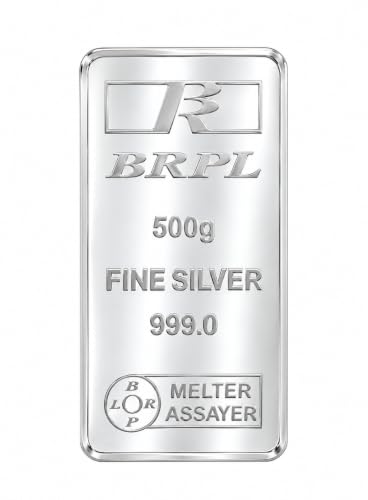 Bangalore Refinery 999 Purity Silver Bar 500 Gram