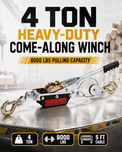 HELLARO Heavy-Duty 4-Ton Dual Gear