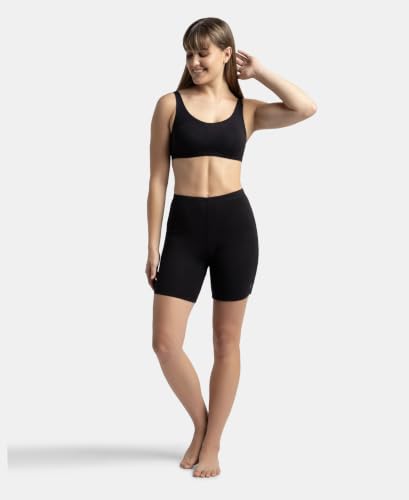 Jockey 1529 Women High Coverage Super Combed Cotton Elastane Shorties - Image 6